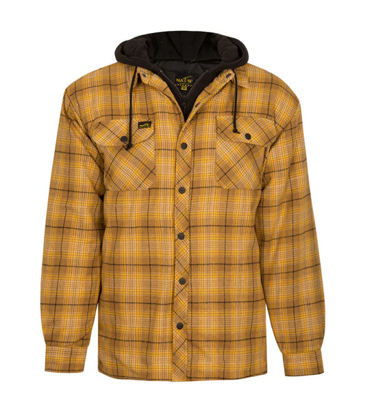 Ducked & Insulated Hooded Work Shirt
