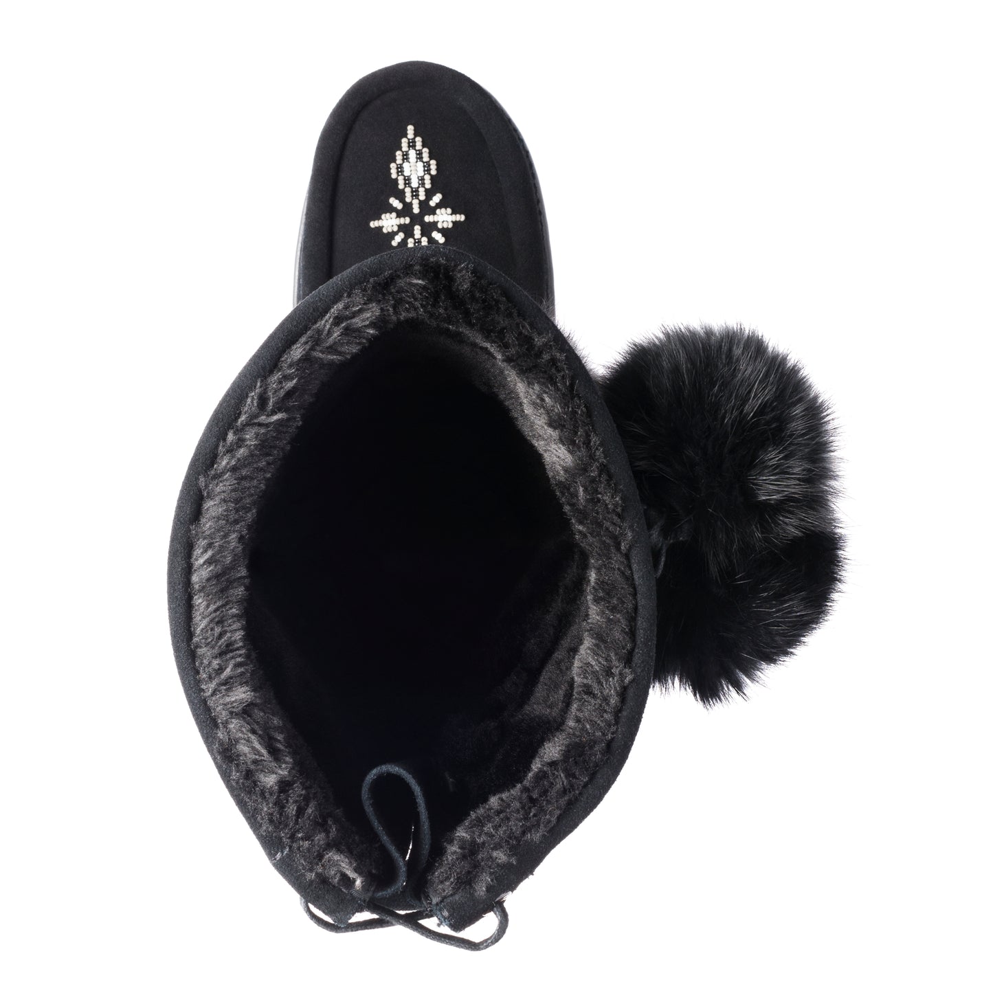 Adjustable Snowy Owl Mukluk - Black
