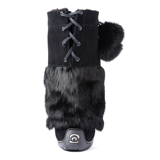 Adjustable Snowy Owl Mukluk - Black