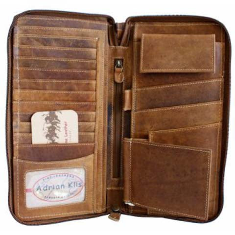 Leather Travel Wallet - Style 2319