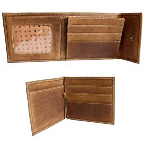 Leather Travel Wallet - Style 2319