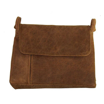 Adrian Klis Distressed Leather Crossbody Bag - Style 2376