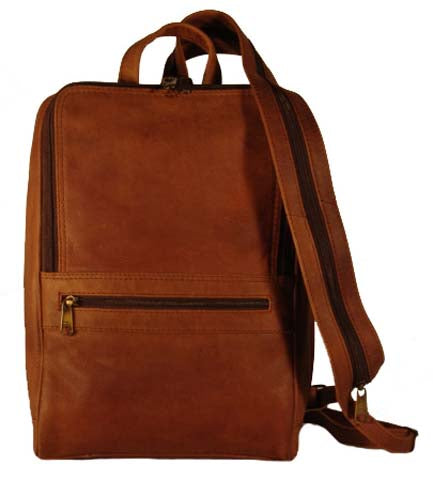 Multi Purpose Leather Backpack - Style 2399