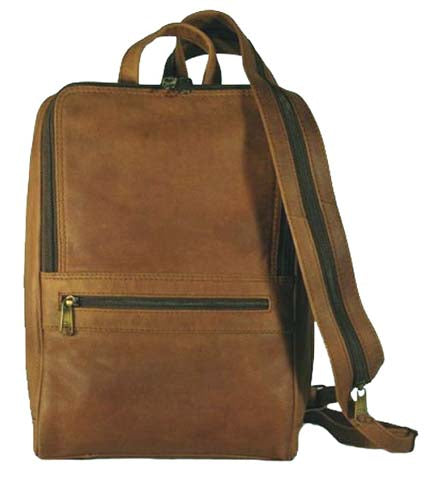 Multi Purpose Leather Backpack - Style 2399