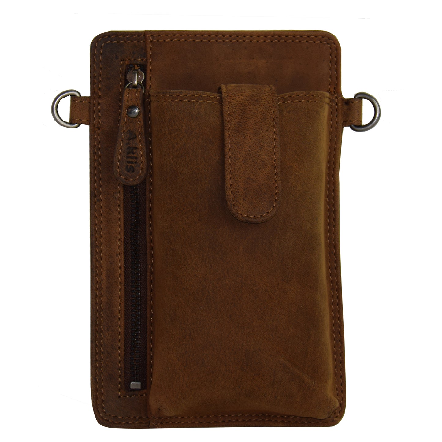 Bison Leather Iphone Purse - Style 2696