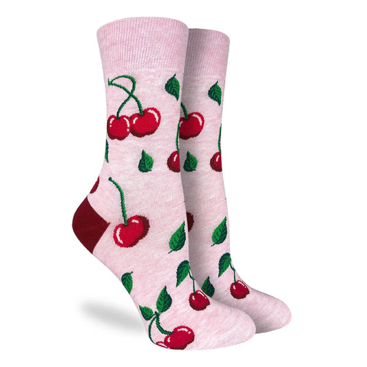 Women's Cherries Crew Socks