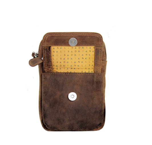 Bison Leather Travel Purse - Style 2741