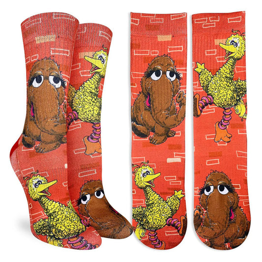 Women's Big Bird & Snuffleupagus Active Socks