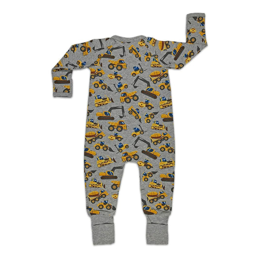 Construction Vehicles Baby Pyjamas
