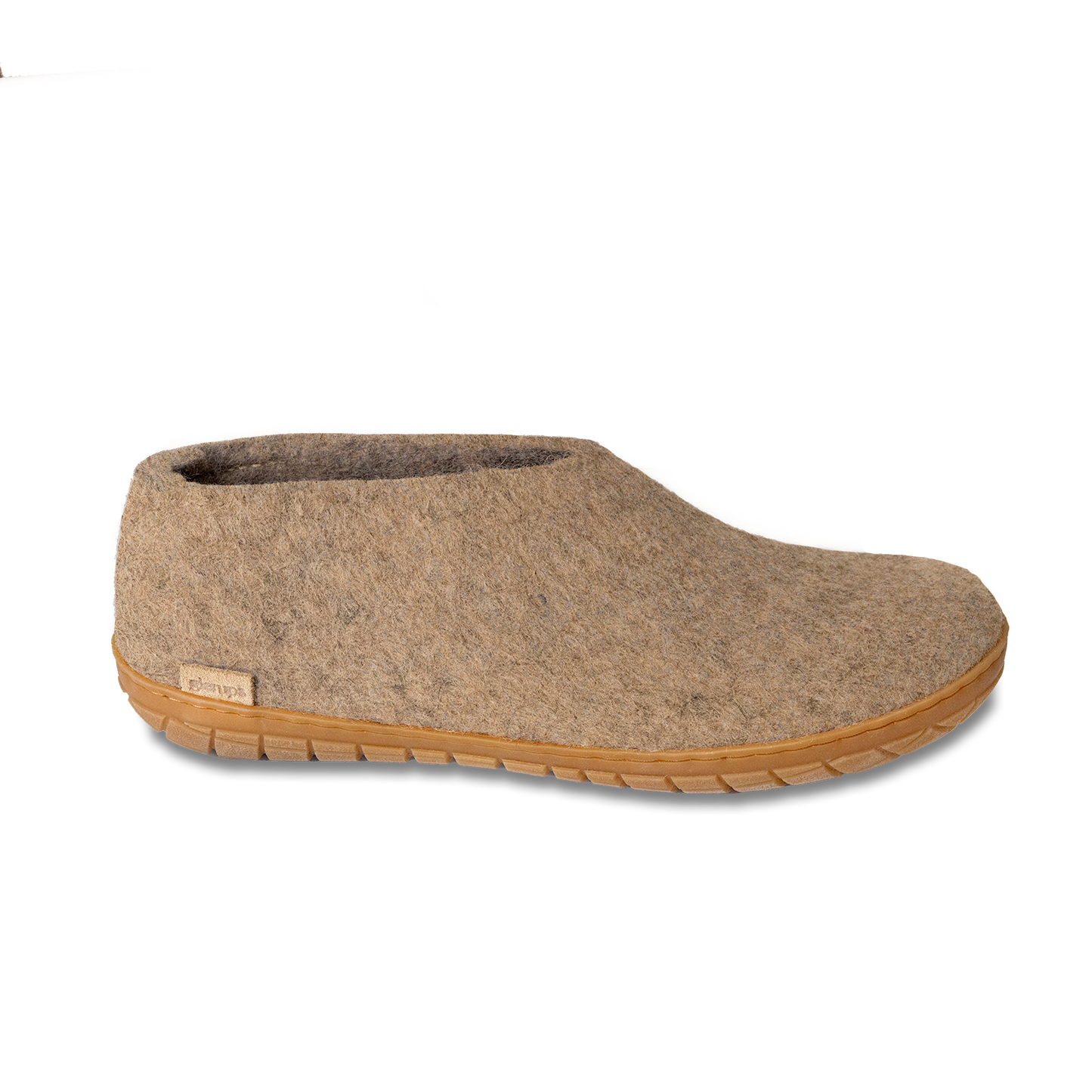 Glerups Shoe - Sand with Rubber Sole