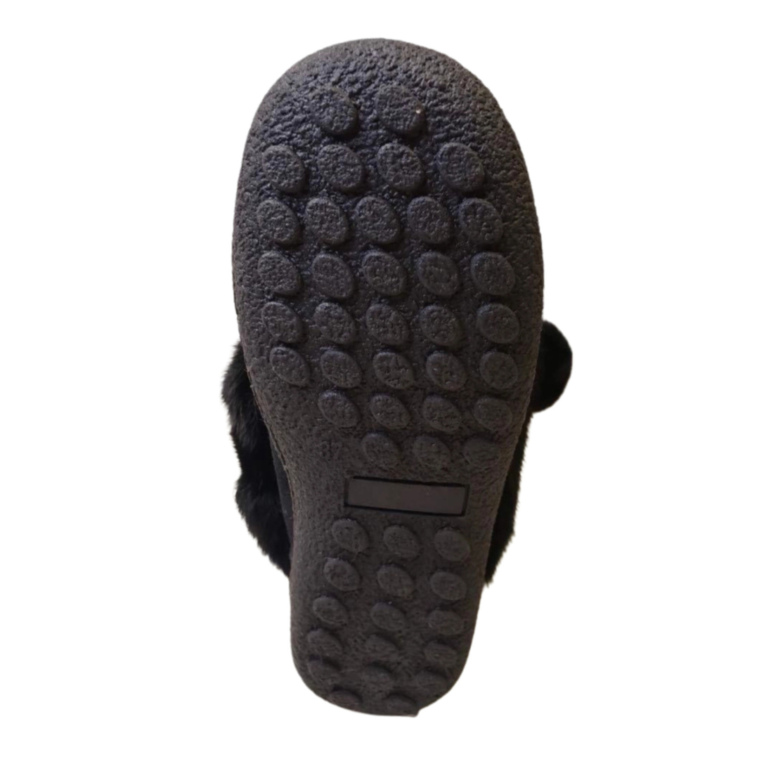 Mid Mukluks - Black Nappa Leather, Italia Sole