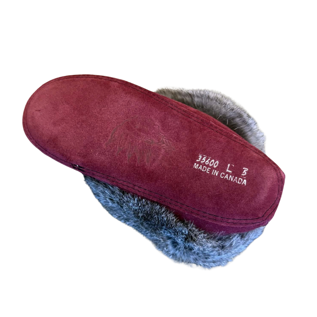 Ladies Moccasins - Burgundy