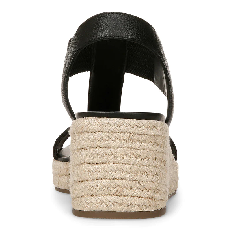 Celera Wedge Sandal - Black