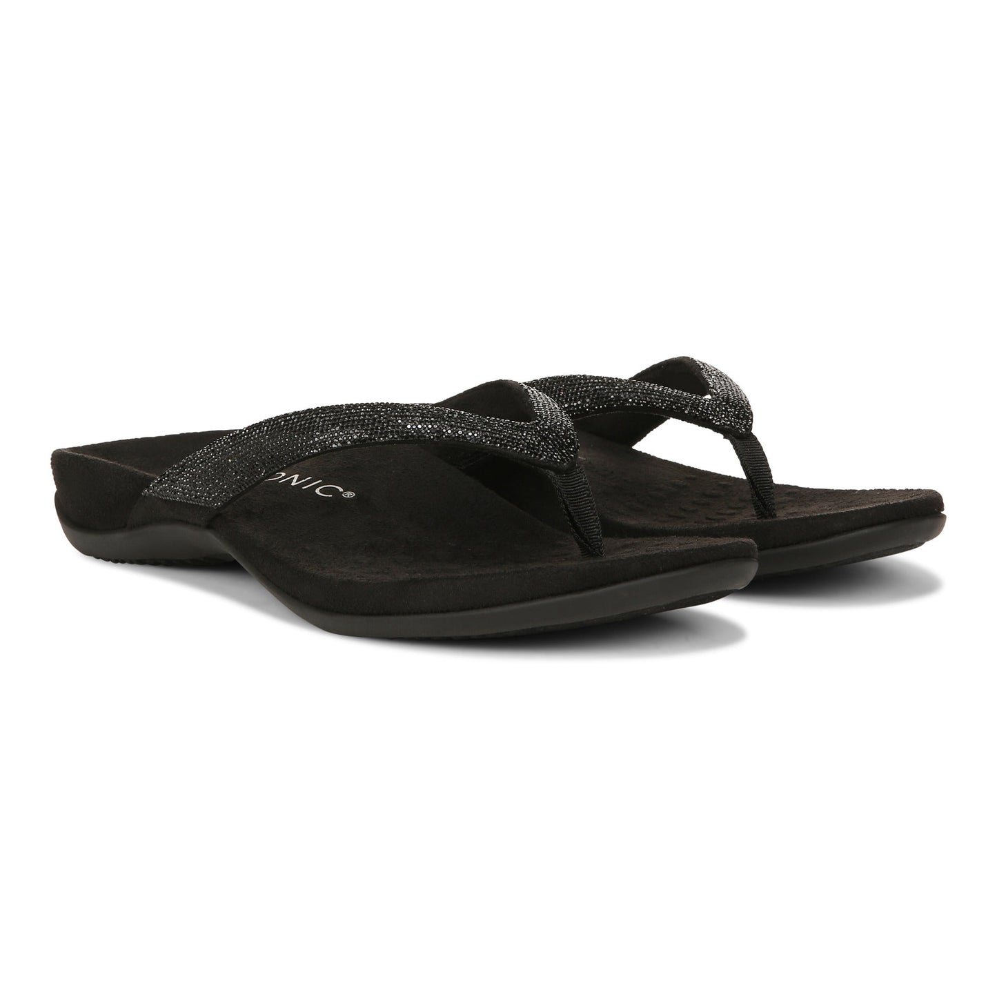 Dillon Shine Sandal WIDE - Black