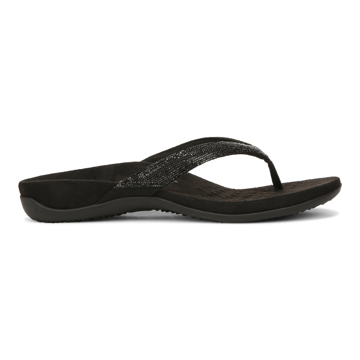 Dillon Shine Sandal WIDE - Black