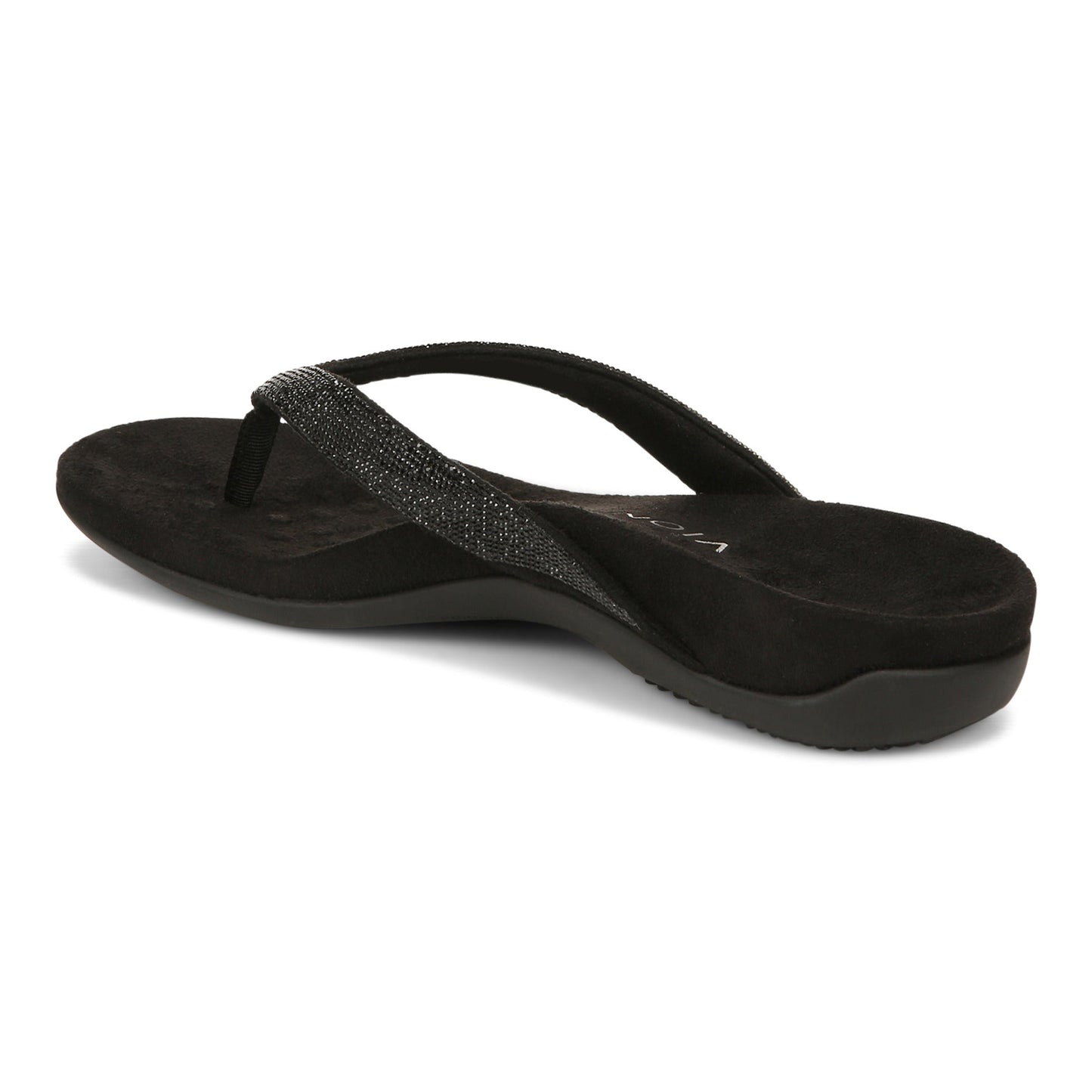 Dillon Shine Sandal WIDE - Black