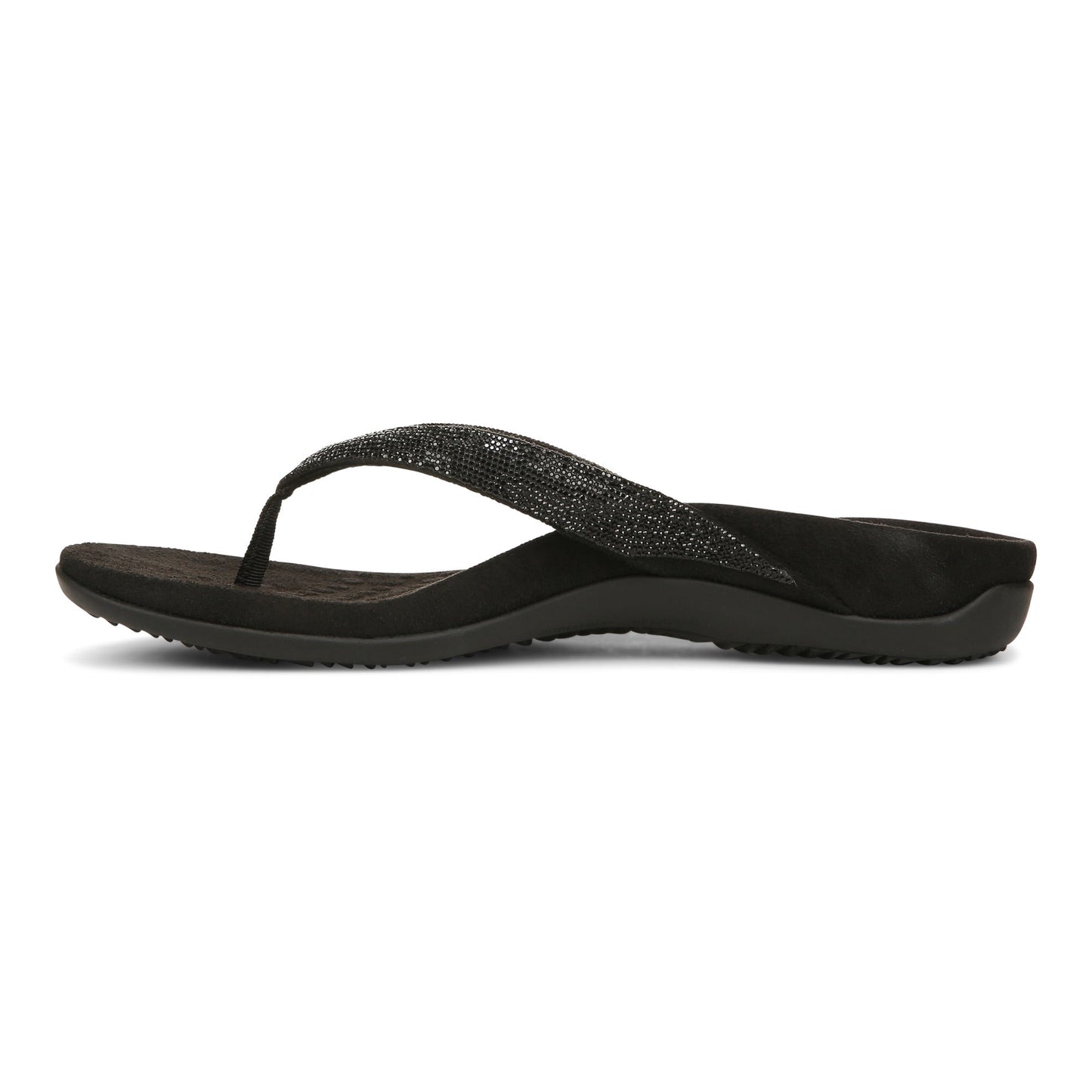 Dillon Shine Sandal WIDE - Black