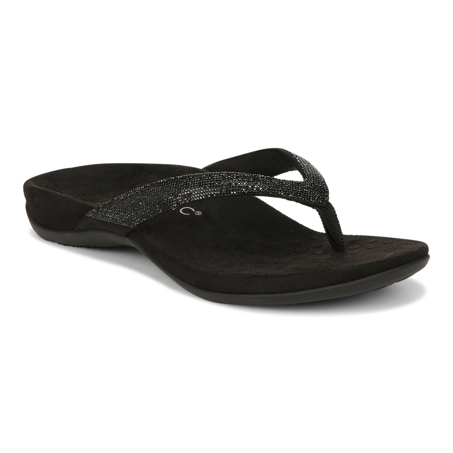 Dillon Shine Sandal WIDE - Black