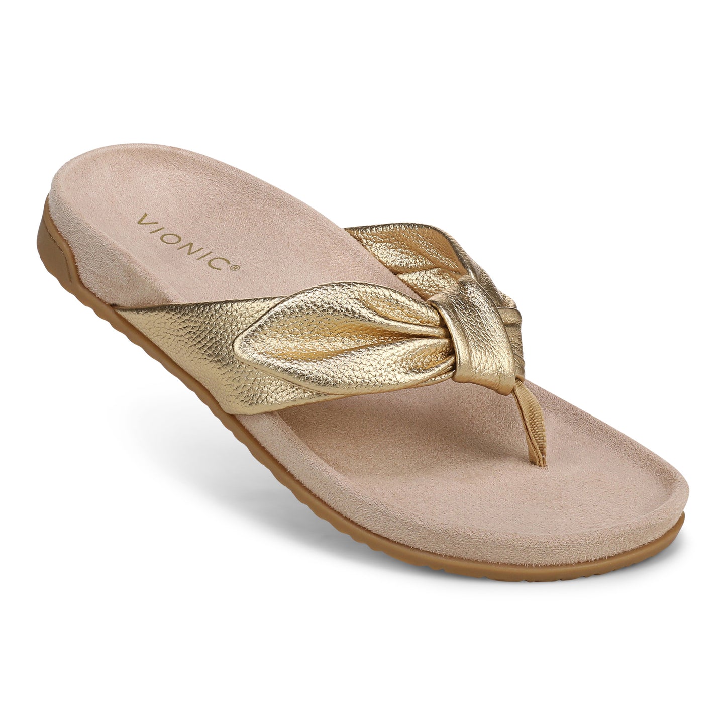 Eva Toe Post Sandal - Gold