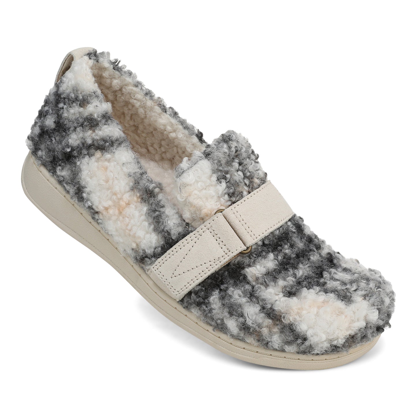 Imogen Slipper - Cream Multi
