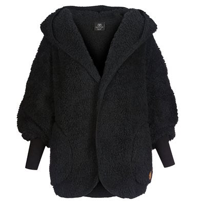 Women's Fluffy Sherpa Sweater - Black