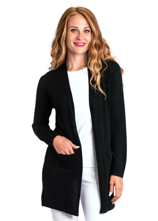 Justine Black Sweater - Bamboo