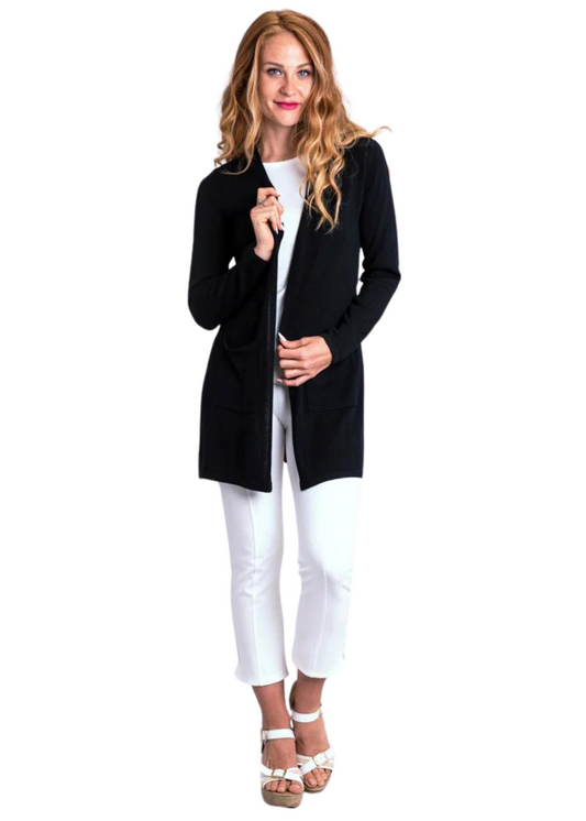 Justine Black Sweater - Bamboo