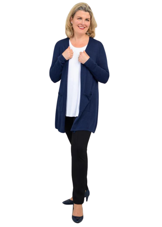 Justine Sweater Indigo - Bamboo