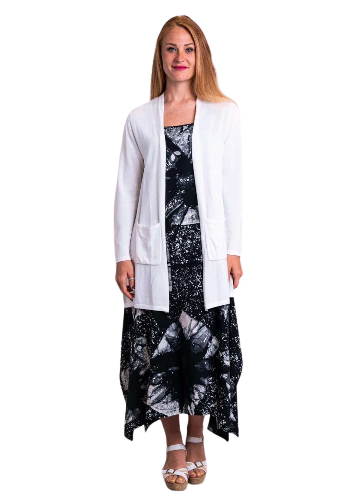 Justine Sweater White - Bamboo