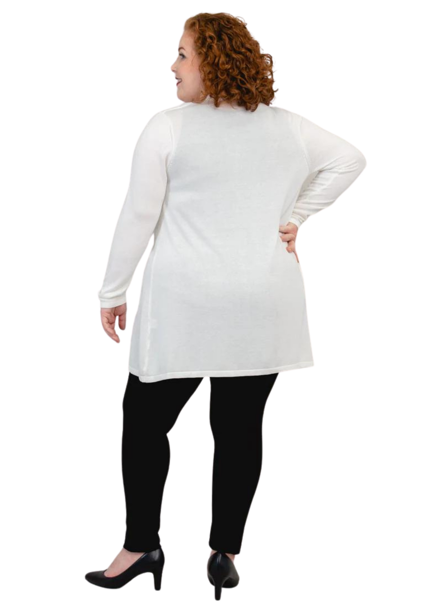Justine Sweater White - Bamboo