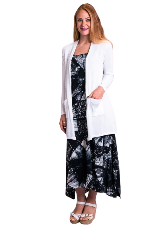 Justine Sweater White - Bamboo