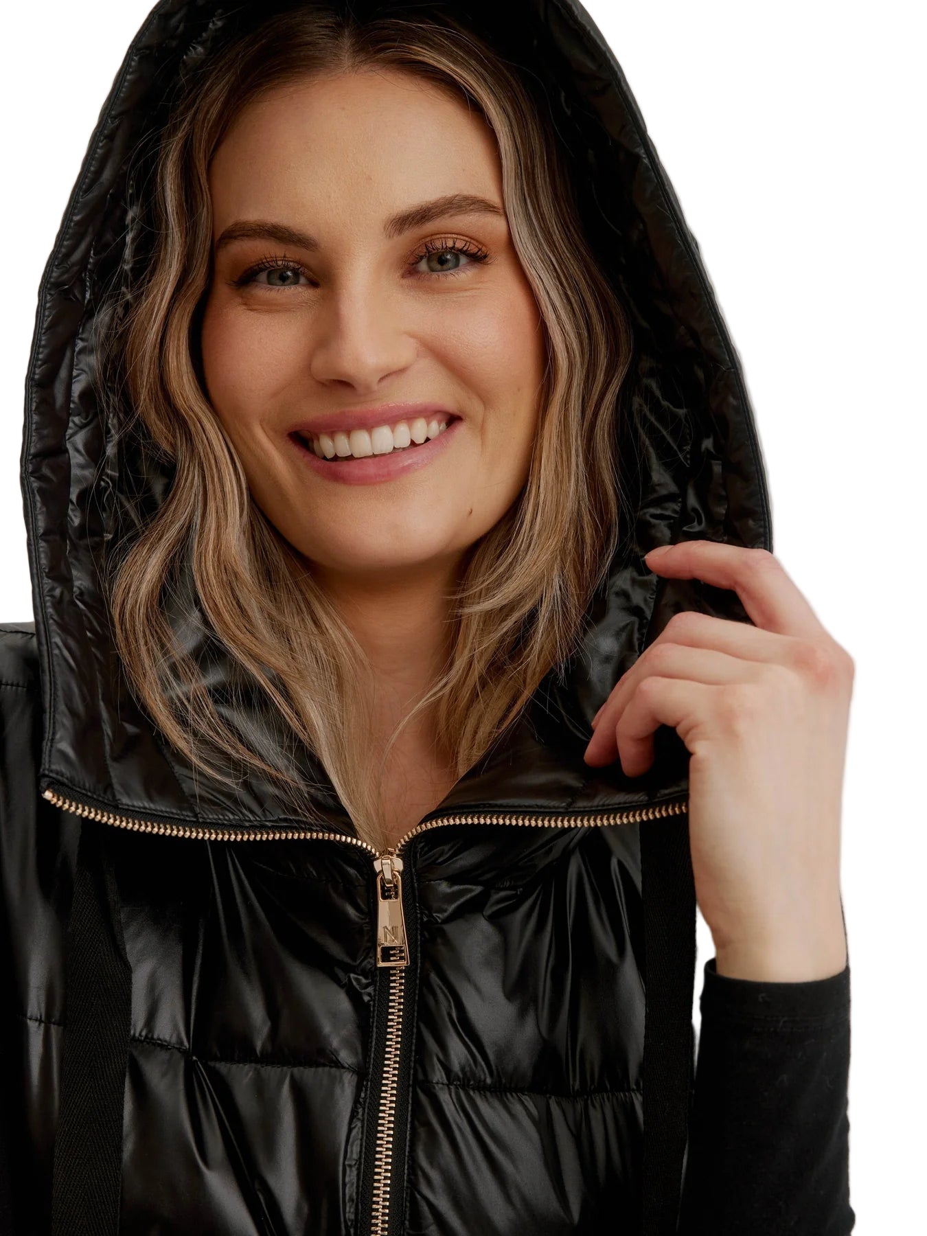 Short Puffer Vest - Black