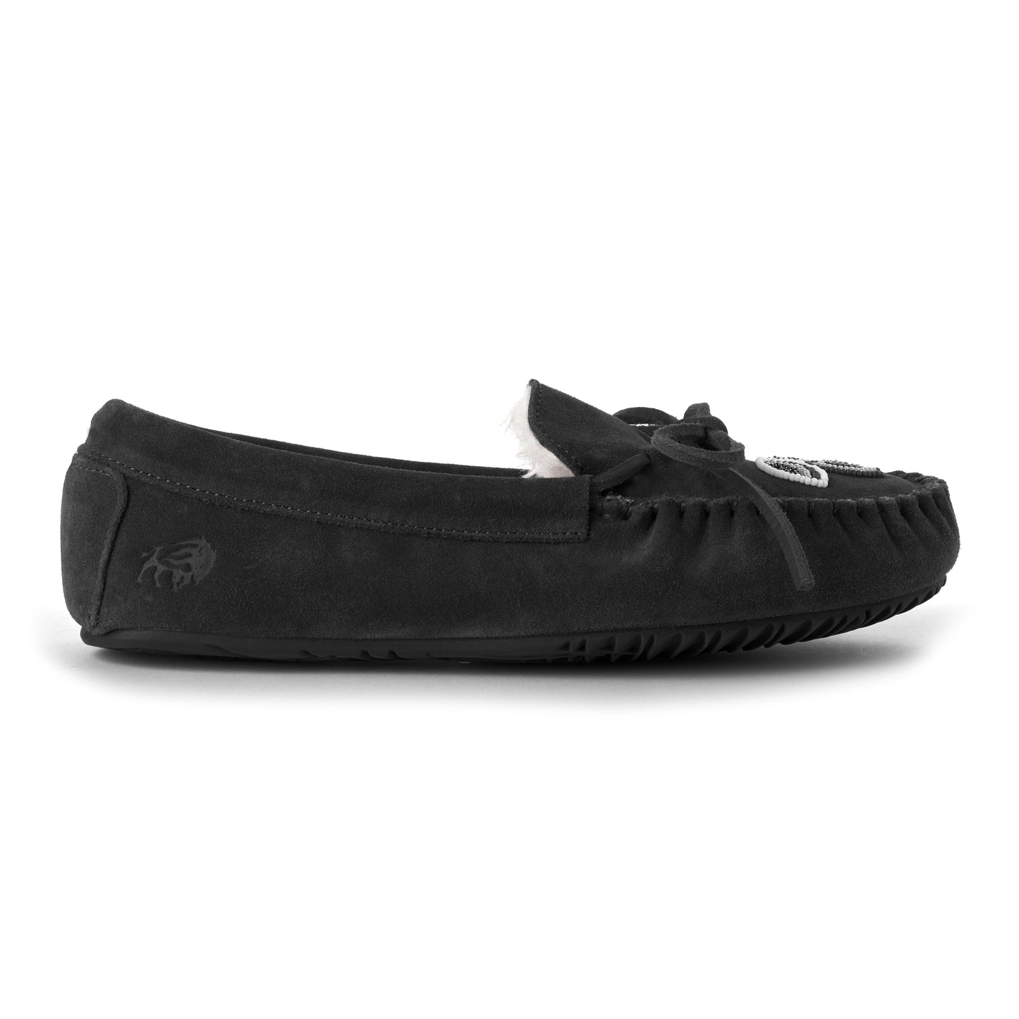 Cozy Kayak Fleece Lined Moccasin - Black