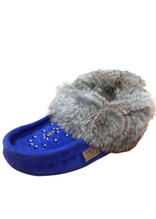 Ladies Moccasins - Royal Blue