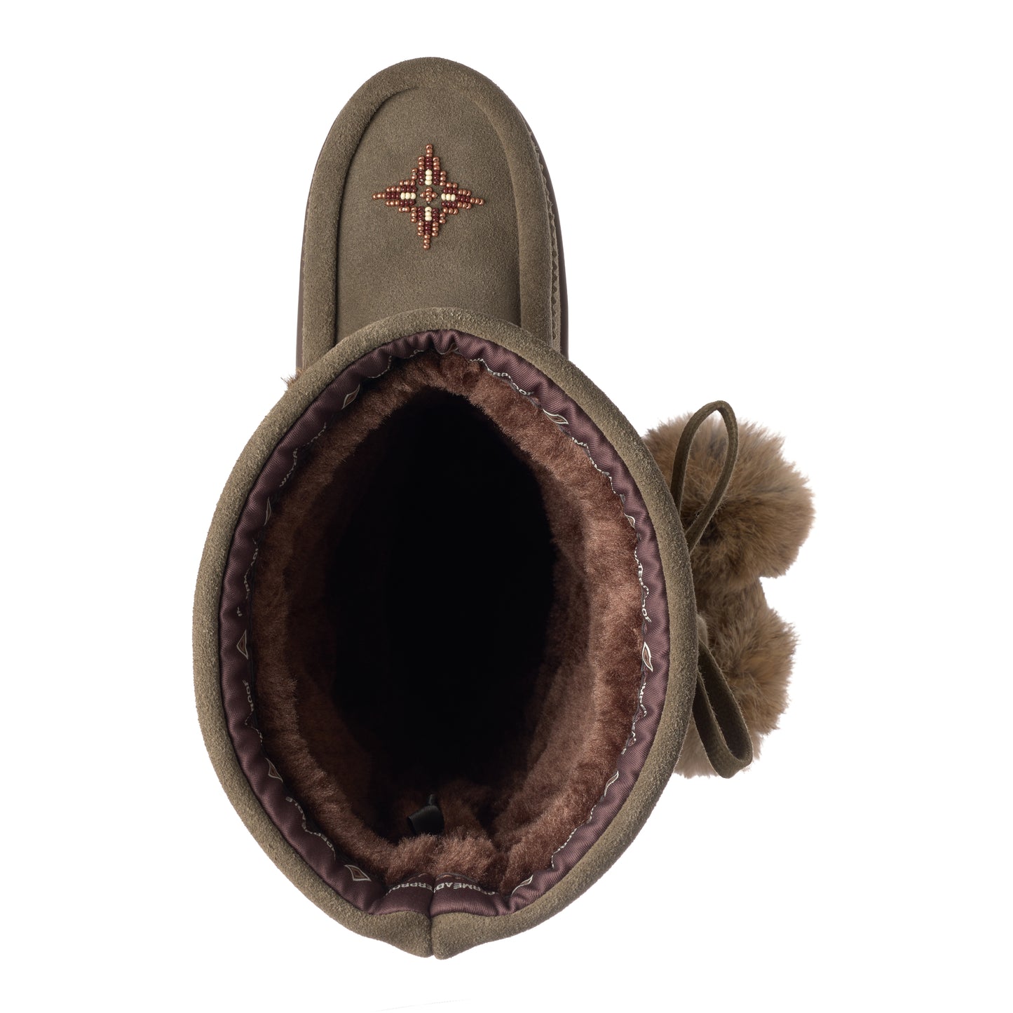 Snowy Owl Waterproof Mukluk - Dark Olive