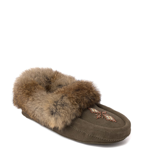 Tipi Moccasins - Dark Olive