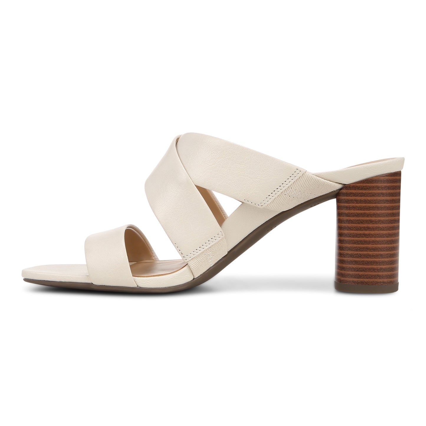 Merlot Heeled Sandal - Cream