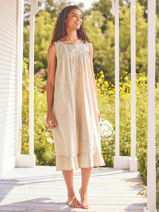 Rosebud Floral Nighty