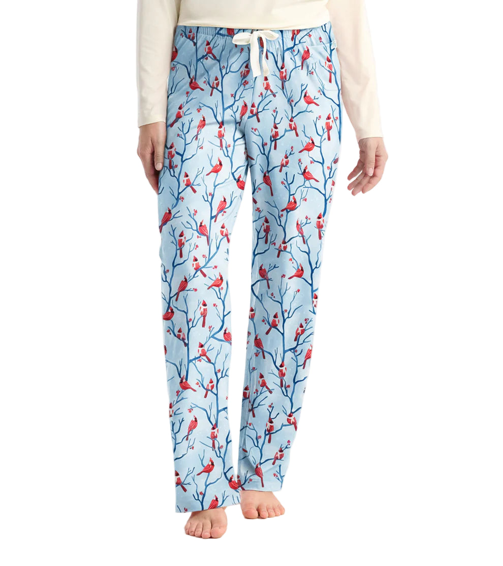 Winter Cardinal Women's PJ Pants