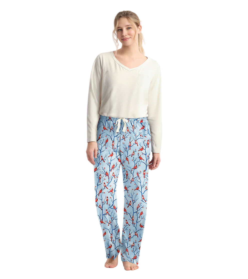 Winter Cardinal Women's PJ Pants