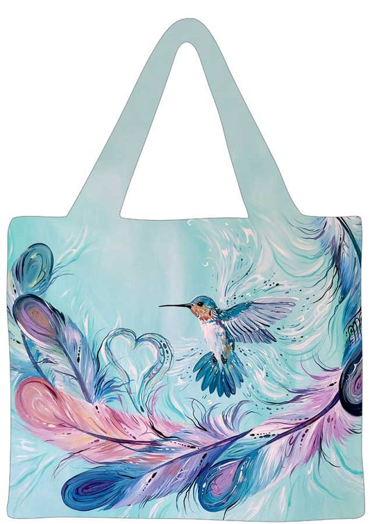 Hummingbird Feathers - Reusable Shopping Bag