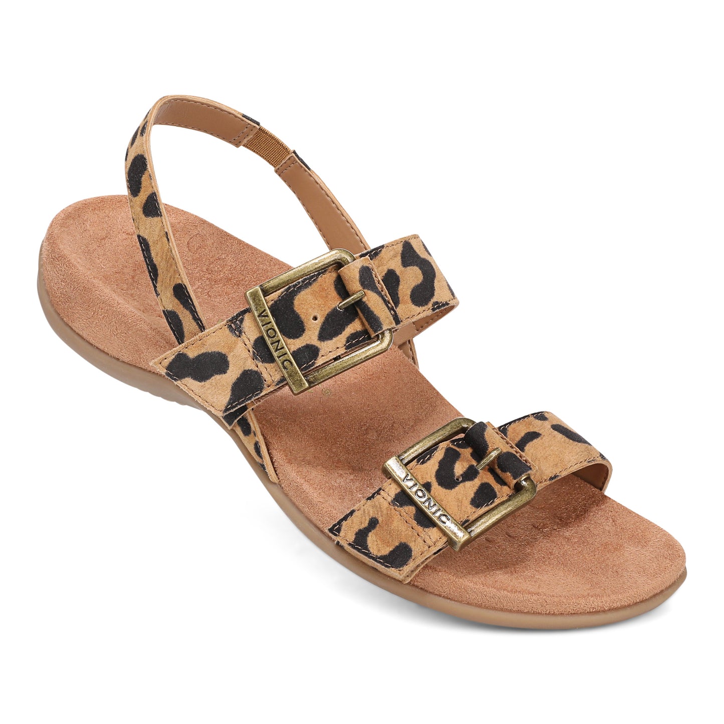 Reese Slingback Sandal - Tan Leopard