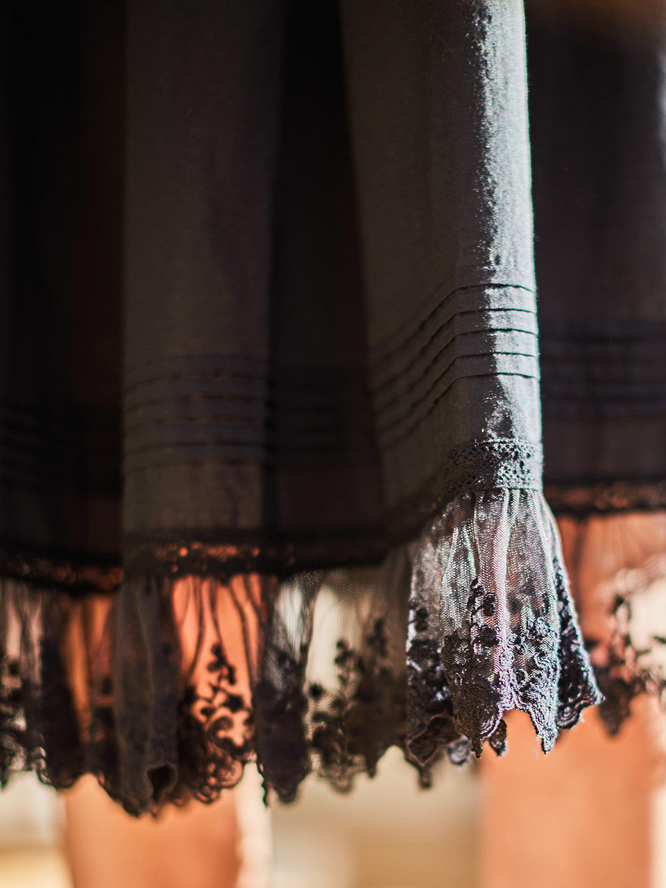 Esme Slip Nighty - Black