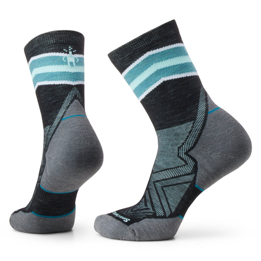 Women's Run Targeted Cushion Mid Crew Socks