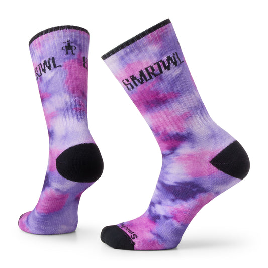 Athletic Far Out Tie Dye Print Crew Socks