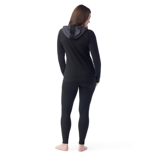 Women's Classic Thermal Merino Base Layer 1/2 Zip Hoodie