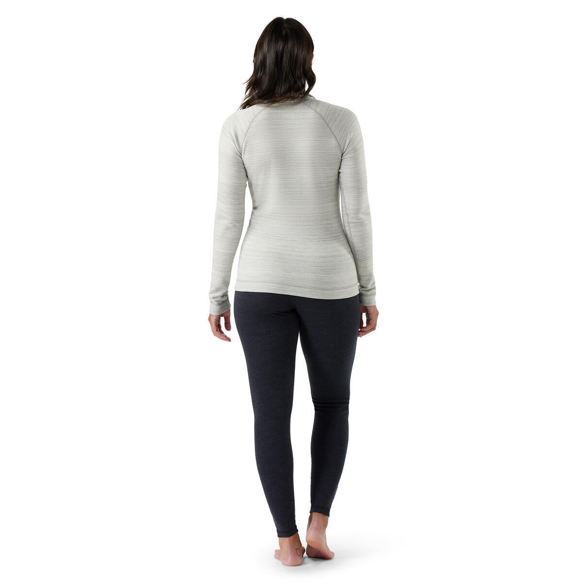 Women's Merino 250 Baselayer 1/4 Zip - Light Grey Color Shift
