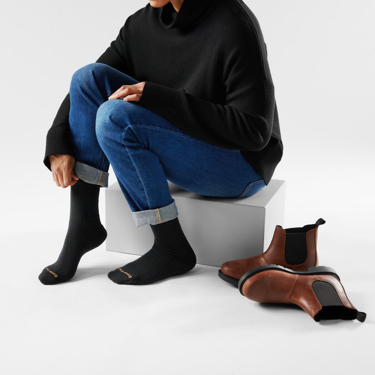 Everyday Roll Top Crew Socks