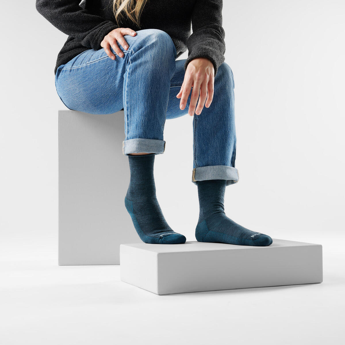 Everyday Roll Top Crew Socks