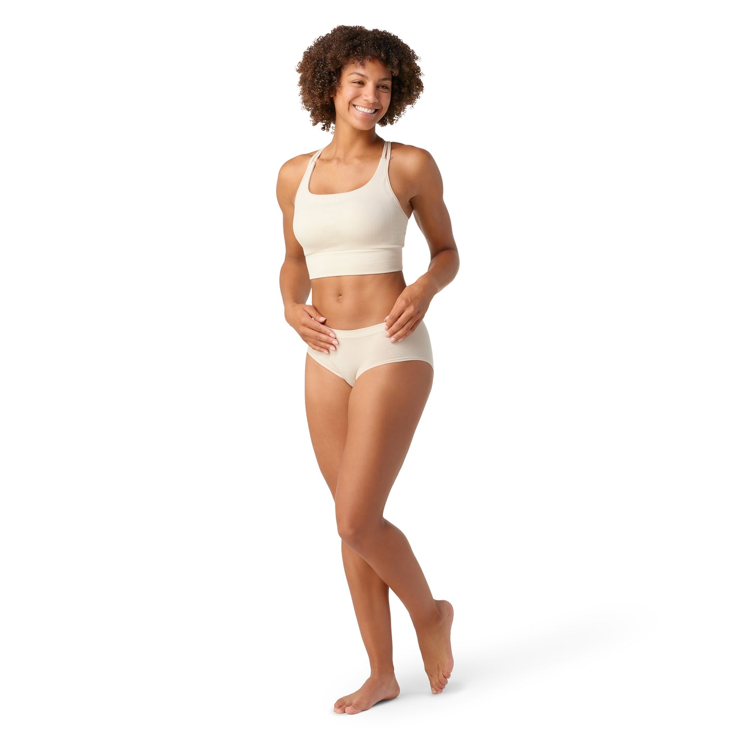 Women's Intraknit Strappy Bra - Almond